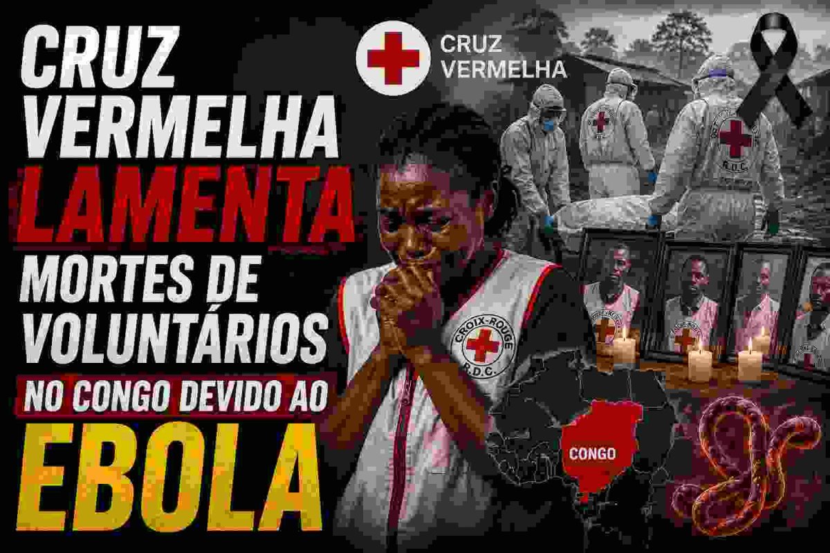 Cruz Vermelha lamenta mortes de voluntários no Congo devido ao Ebola 