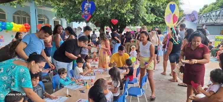 Cáceres: Festa da Família fortalece vínculos e promove integração na EMEI Professora Léa Maria Lara Silva