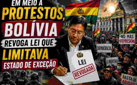 Em meio a protestos, Bolívia revoga lei que limitava estado de exceção 