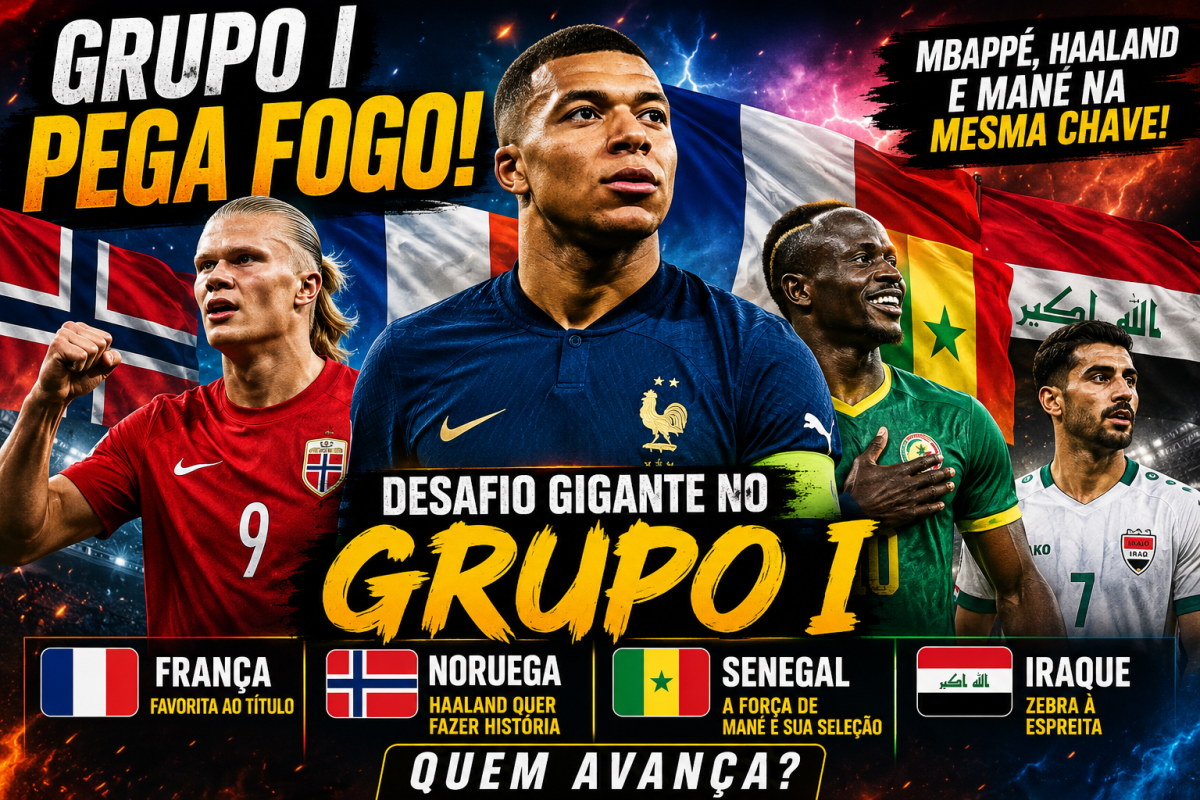 Desafiador Grupo I da Copa reúne França, Noruega, Senegal e Iraque