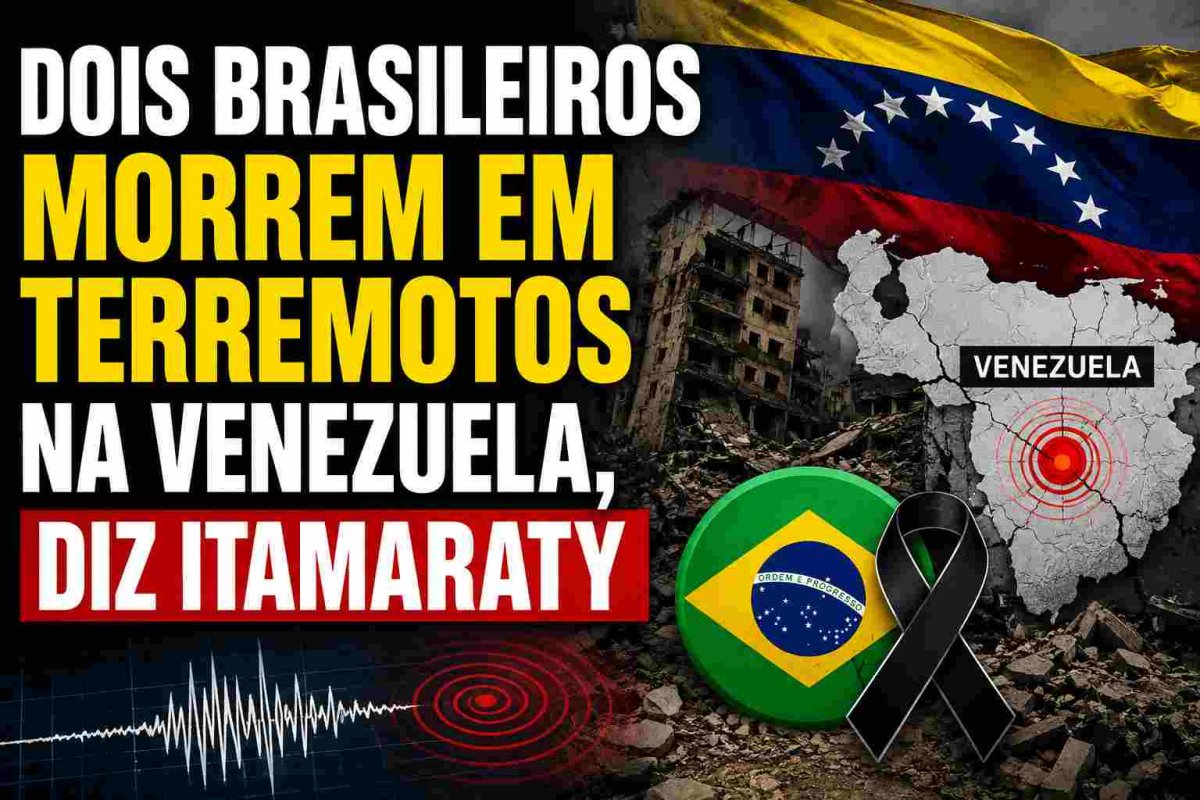 Dois brasileiros morrem em terremotos na Venezuela, diz Itamaraty
