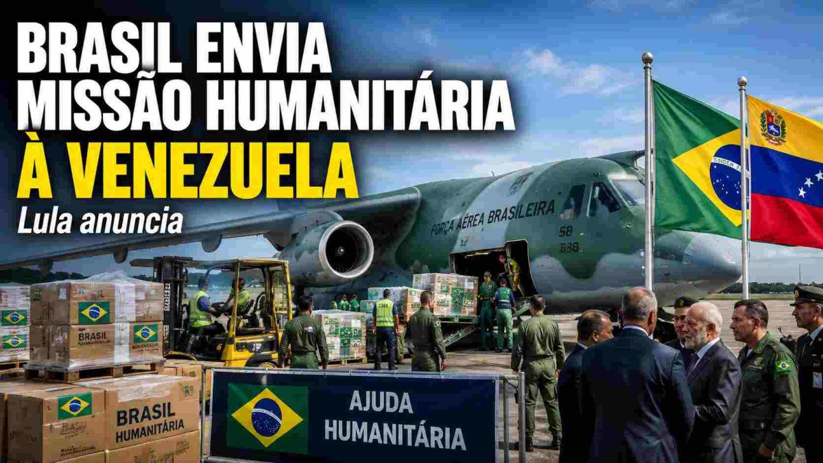 Brasil envia nesta sexta missão humanitária à Venezuela, anuncia Lula