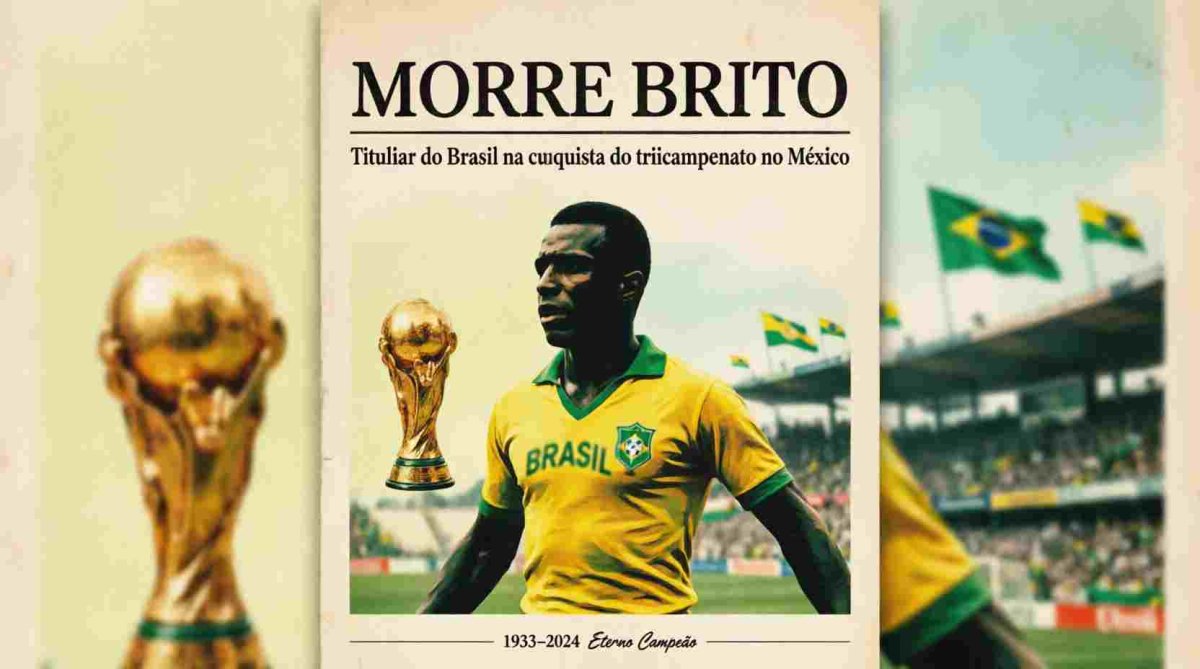 Morre Brito, titular do Brasil na conquista do tricampeonato no México