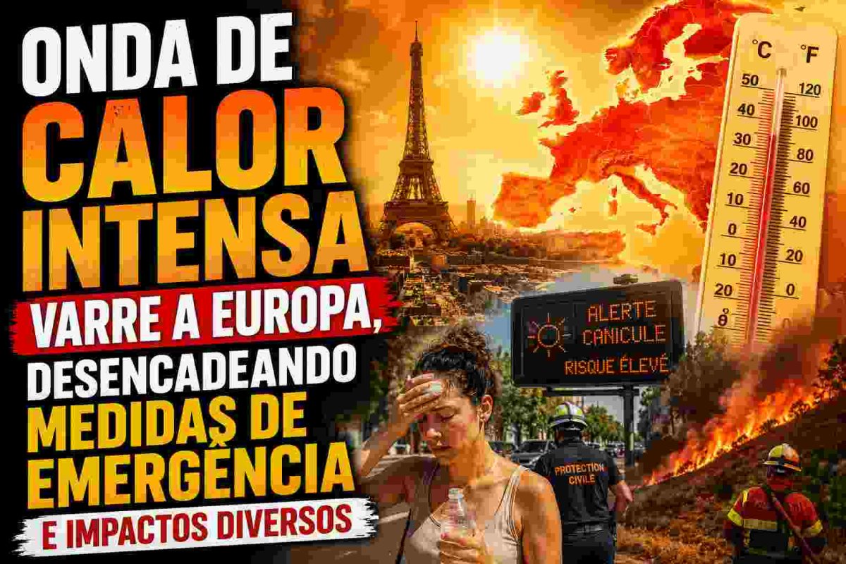Onda de Calor Intensa Varre a Europa, Desencadeando Medidas de Emergência e Impactos Diversos