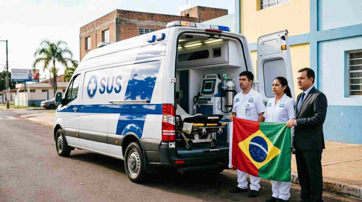 Várzea Grande recebe ambulância e novos equipamentos para fortalecer a rede municipal de saúde