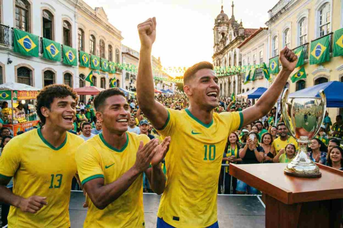 Cuiabá transforma Centro Histórico em arena de torcida e comércio durante a Copa