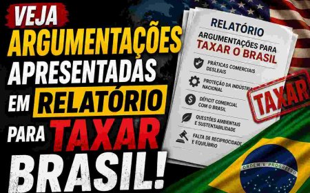 Veja argumentações apresentadas em relatório para taxar Brasil