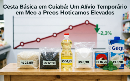 Cesta Básica em Cuiabá: Um Alívio Temporário em Meio a Preços Historicamente Elevados