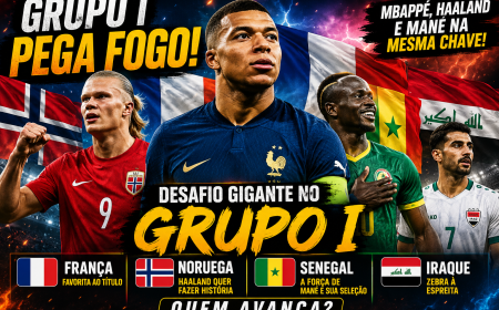 Desafiador Grupo I da Copa reúne França, Noruega, Senegal e Iraque