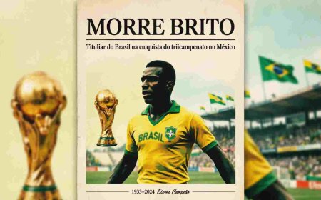 Morre Brito, titular do Brasil na conquista do tricampeonato no México