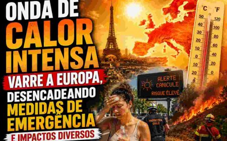 Onda de Calor Intensa Varre a Europa, Desencadeando Medidas de Emergência e Impactos Diversos