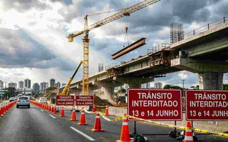 Cuiabá: Trânsito na Avenida Miguel Sutil será totalmente interditado neste fim de semana para obras de viaduto
