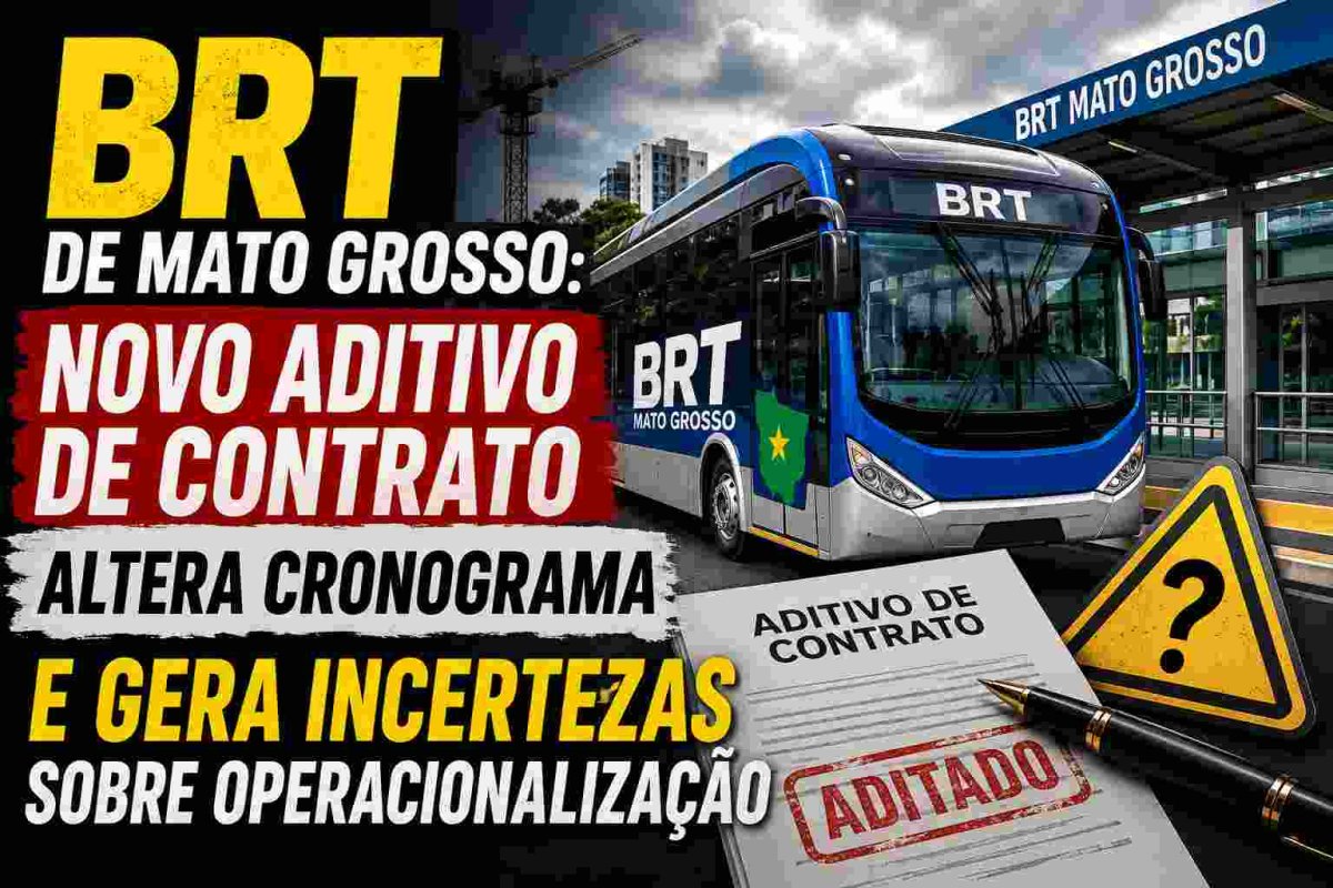 BRT de Mato Grosso: Novo Aditivo de Contrato Altera Cronograma e Gera Incertezas Sobre Operacionalização