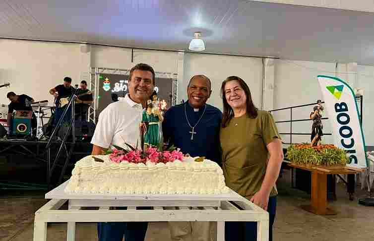 Prefeito Sérgio Machnic prestigia 46ª Festa do Padroeiro São Cristóvão em Primavera do Leste