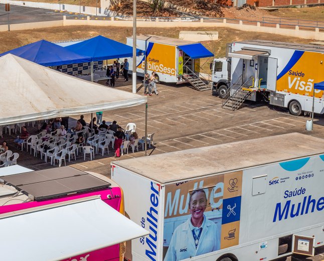 Unidades móveis de saúde do Sesc-MT iniciam atendimentos em Cuiabá nesta quinta (20)