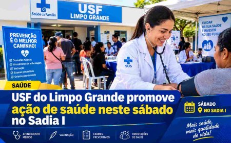 USF do Limpo Grande promove ação de saúde neste sábado no Sadia I