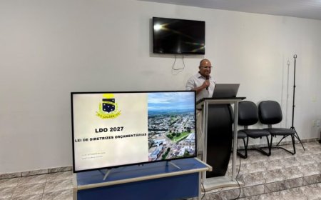 Prefeitura de Colíder projeta orçamento de R$ 239 milhões para 2027