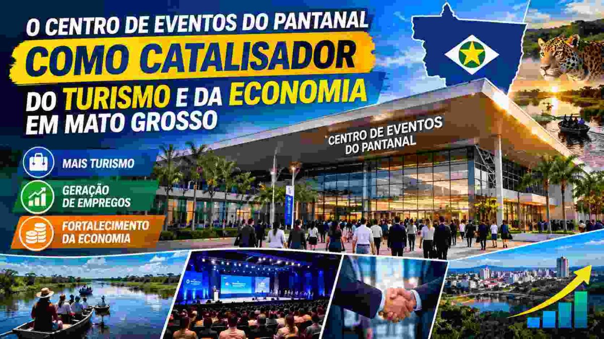 O Centro de Eventos do Pantanal como Catalisador do Turismo e da Economia em Mato Grosso