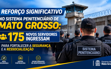 Reforço Significativo no Sistema Penitenciário de Mato Grosso: 175 Novos Servidores Ingressam para Fortalecer a Segurança e a Ressocialização