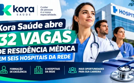 Kora Saúde abre 32 vagas de residência médica em seis hospitais da rede