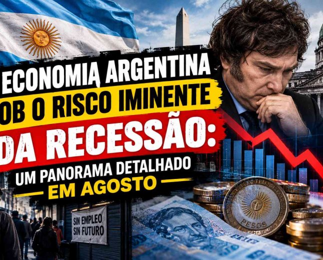  A Economia Argentina Sob o Risco Iminente da Recessão: Um Panorama Detalhado em Agosto