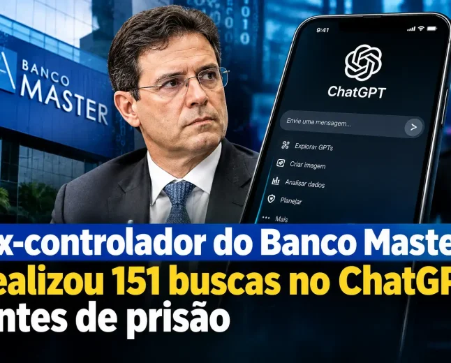 Ex-controlador do Banco Master realizou 151 buscas no ChatGPT antes de prisão