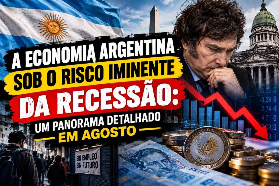  A Economia Argentina Sob o Risco Iminente da Recessão: Um Panorama Detalhado em Agosto